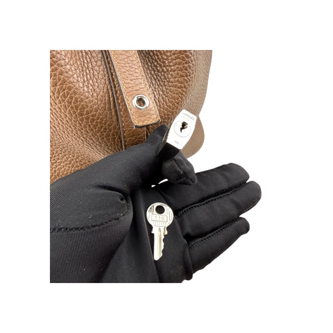 Hermès 22cm Gold Clemence Leather Palladium Plated Picotin Bag