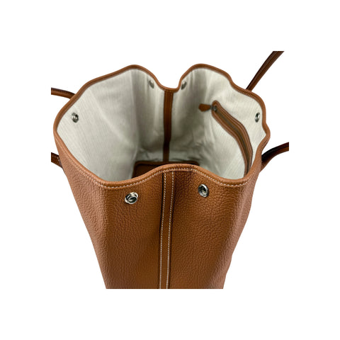 Hermes Gold Negonda Leather Garden Party 36 Tote Bag
