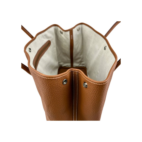 Hermes Gold Negonda Leather Garden Party 36 Tote Bag