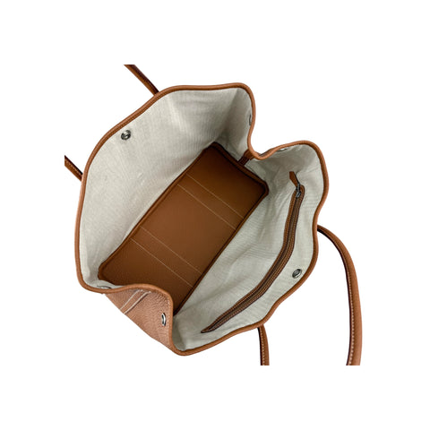 Hermes Gold Negonda Leather Garden Party 36 Tote Bag