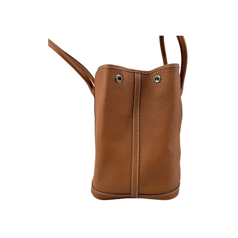 Hermes Gold Negonda Leather Garden Party 36 Tote Bag