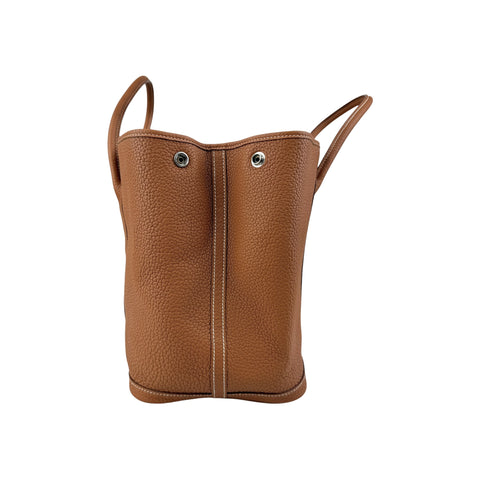 Hermes Gold Negonda Leather Garden Party 36 Tote Bag