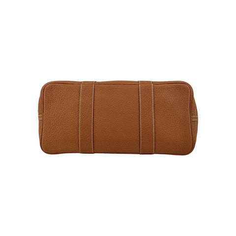 Hermes Gold Negonda Leather Garden Party 36 Tote Bag