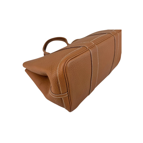 Hermes Gold Negonda Leather Garden Party 36 Tote Bag