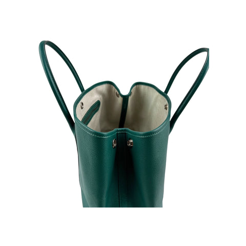 Hermès Green Negonda Leather Garden Party Tote Bag