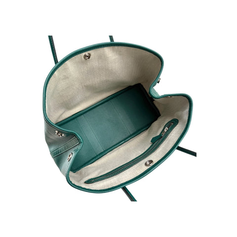 Hermès Green Negonda Leather Garden Party Tote Bag