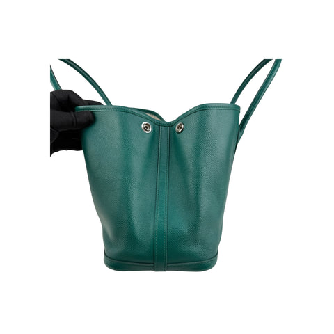 Hermès Green Negonda Leather Garden Party Tote Bag