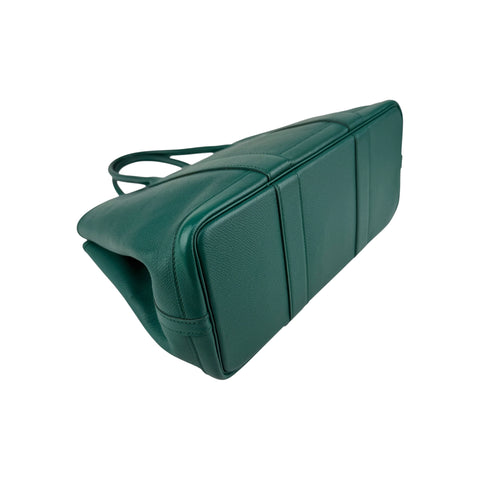 Hermès Green Negonda Leather Garden Party Tote Bag