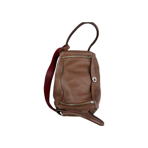 Hermes Lindy 34 Chocolate Handbag Leather