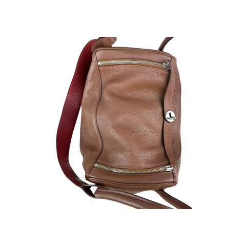Hermes Lindy 34 Chocolate Handbag Leather