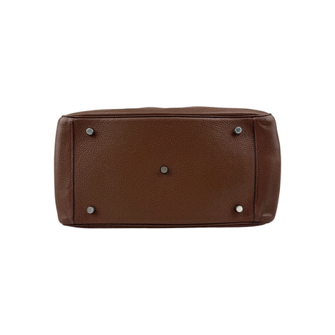 Hermes Lindy 34 Chocolate Handbag Leather