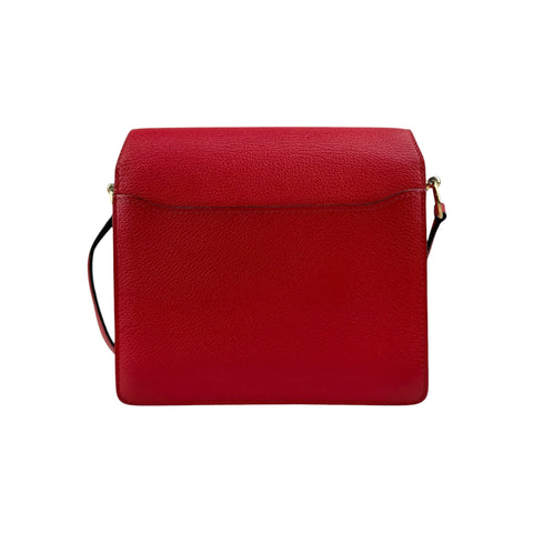 Hermès Rouge de Coeur Evercolor Leather Mini Roulis 18 Bag