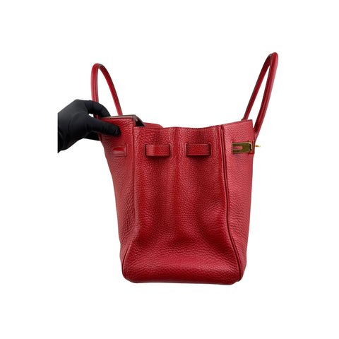 Hermès Rouge Grenat Togo Birkin 35 Gold Hardware