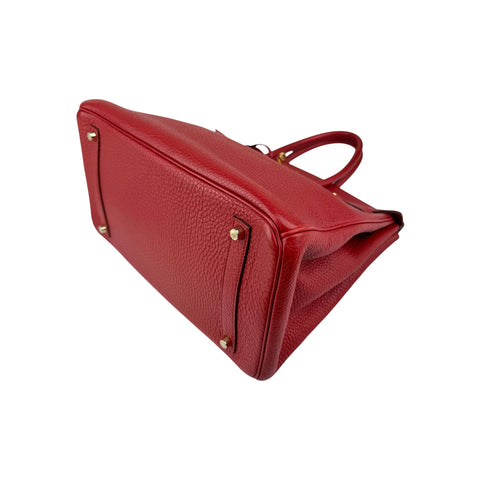 Hermès Rouge Grenat Togo Birkin 35 Gold Hardware
