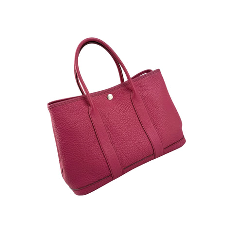 Hermes Tosca Negonda Leather Garden Party 30 Bag