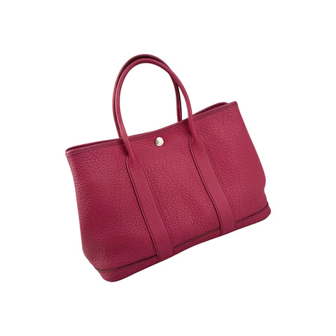 Hermes Tosca Negonda Leather Garden Party 30 Bag
