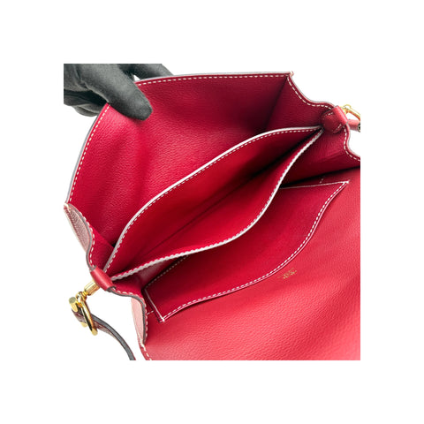 Hermes Veau Sombrero Sac Roulis 23 Rouge