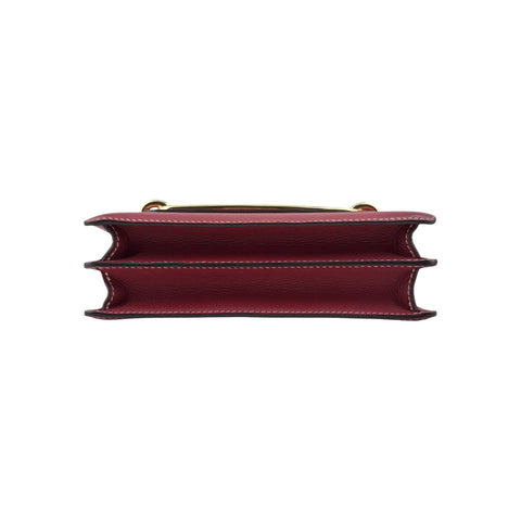 Hermes Veau Sombrero Sac Roulis 23 Rouge