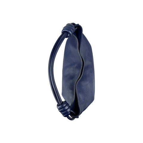 Loewe Calfskin Flamenco Knot Hobo Navy