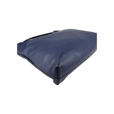 Loewe Calfskin Flamenco Knot Hobo Navy