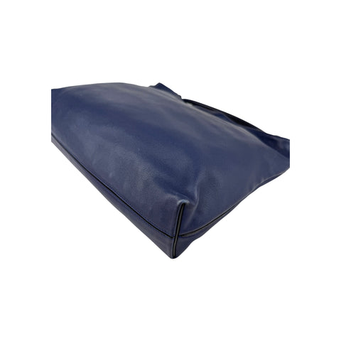Loewe Calfskin Flamenco Knot Hobo Navy