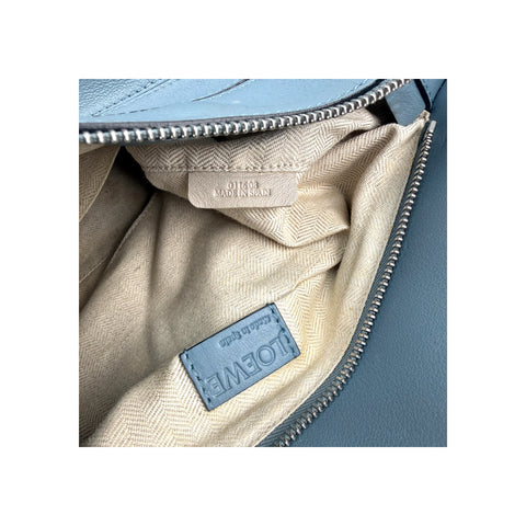 Loewe Calfskin Puzzle Bag Stone Blue