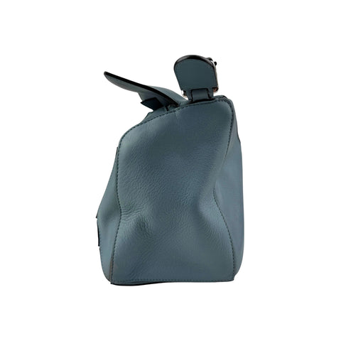 Loewe Calfskin Puzzle Bag Stone Blue
