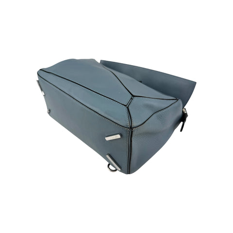 Loewe Calfskin Puzzle Bag Stone Blue