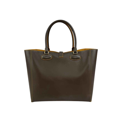 Loewe Contrast-Stitched Anagram Tote Bag