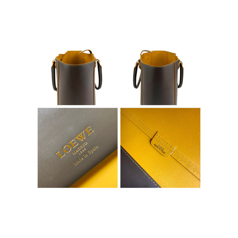 Loewe Contrast-Stitched Anagram Tote Bag