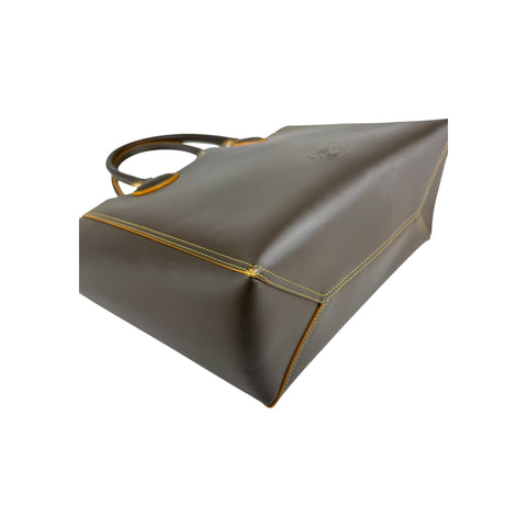 Loewe Contrast-Stitched Anagram Tote Bag
