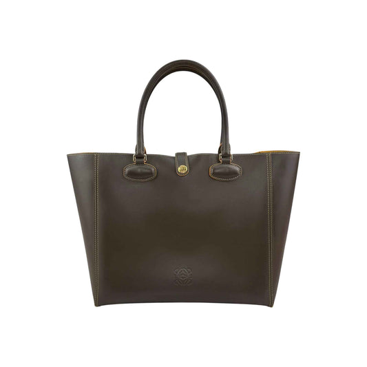 Loewe Contrast-Stitched Anagram Tote Bag