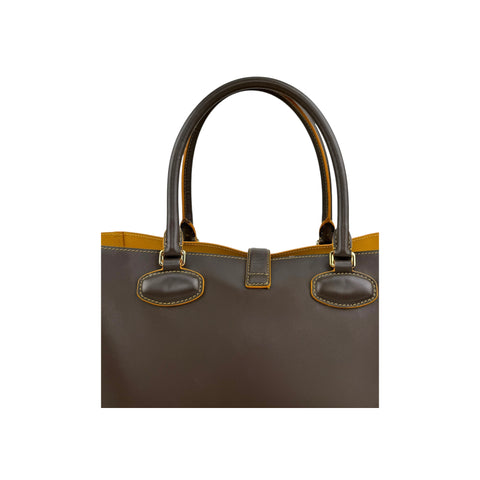 Loewe Contrast-Stitched Anagram Tote Bag