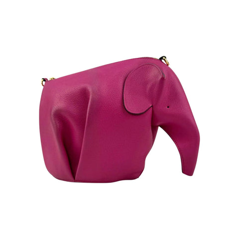 Loewe Elephant Mini Crossbody Bag Pink