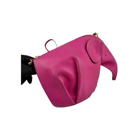 Loewe Elephant Mini Crossbody Bag Pink
