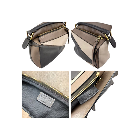 Loewe Grained Calfskin Medium Puzzle Bag