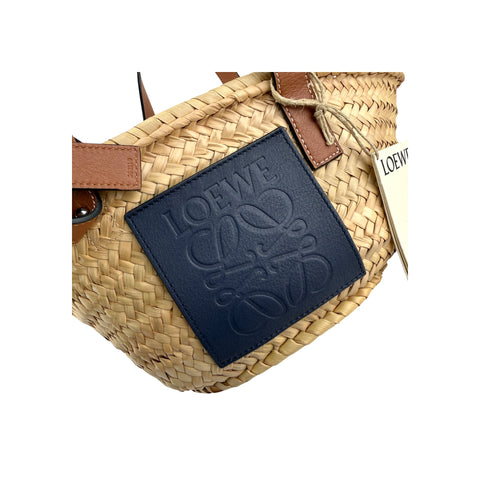 Loewe Raffia Basket Tote Bag