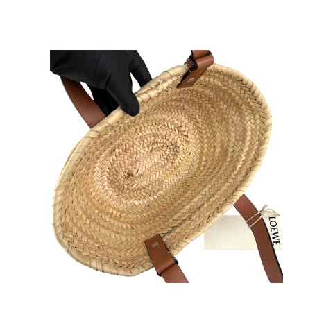 Loewe Raffia Basket Tote Bag