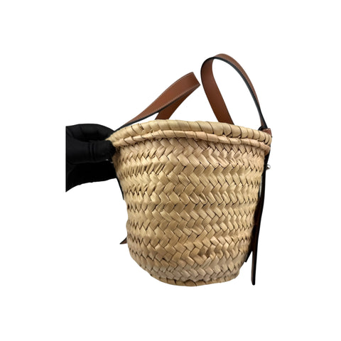 Loewe Raffia Basket Tote Bag