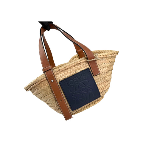 Loewe Raffia Basket Tote Bag