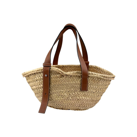 Loewe Raffia Basket Tote Bag