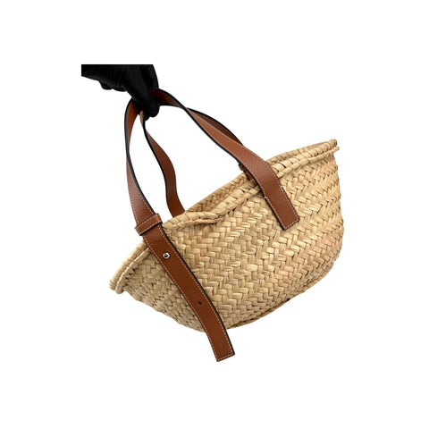Loewe Raffia Basket Tote Bag