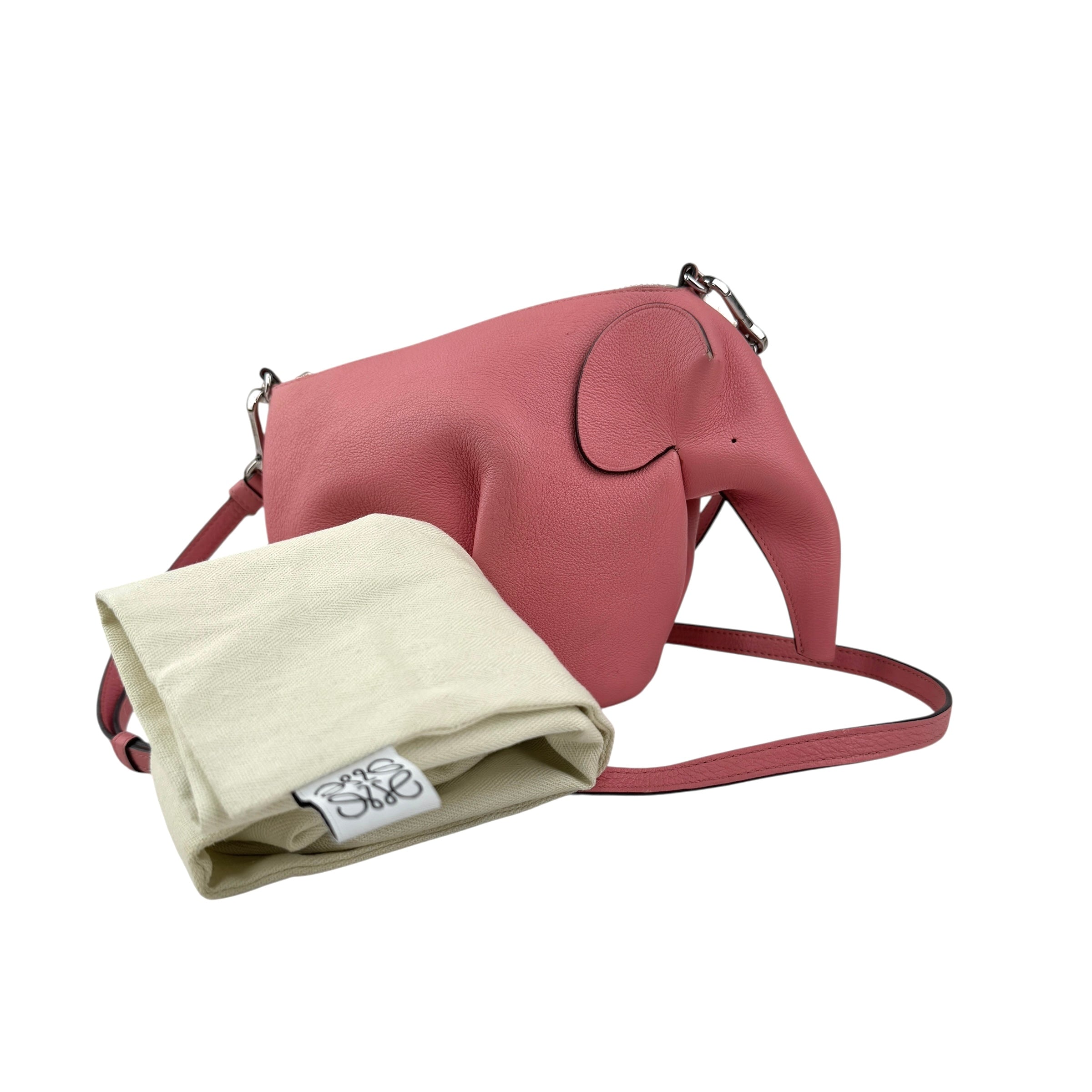 loewe elephant leather crossbody bag accessory