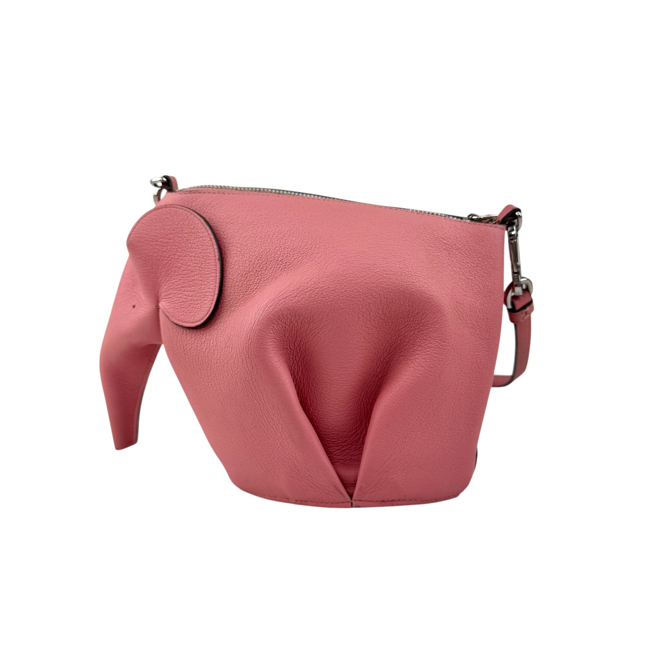 loewe elephant leather crossbody bag back