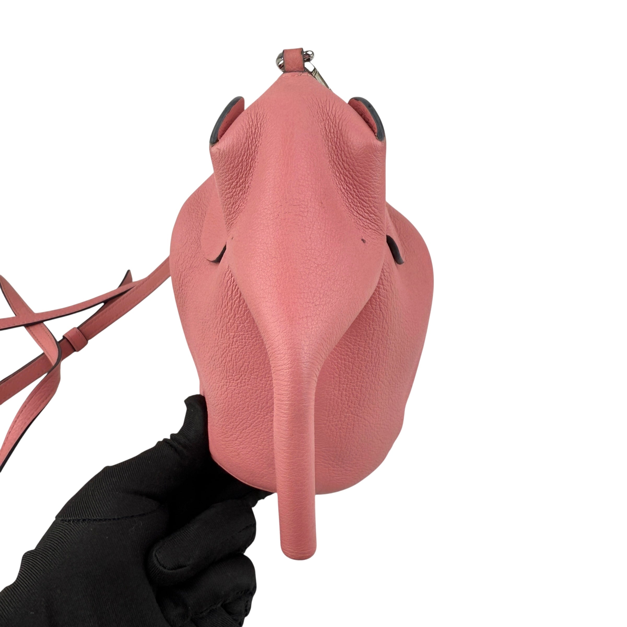 loewe elephant leather crossbody bag left