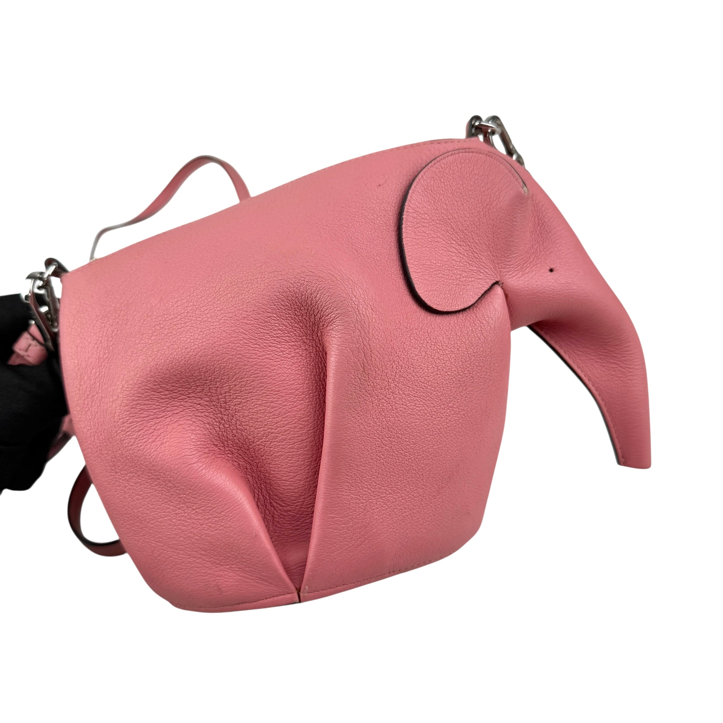 loewe elephant leather crossbody bag left front 45