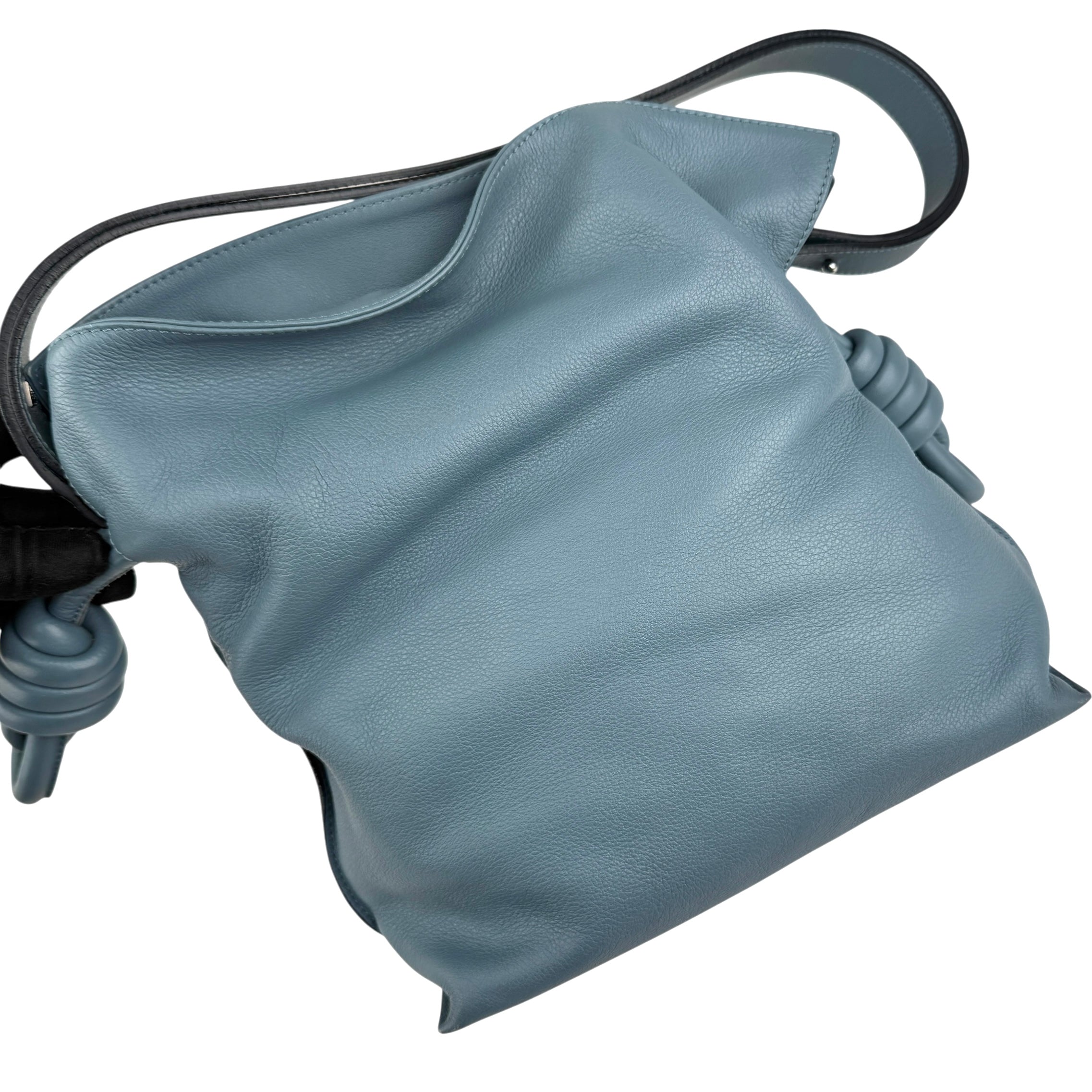 loewe flamenco mini napa drawstring clutch bag left back 45