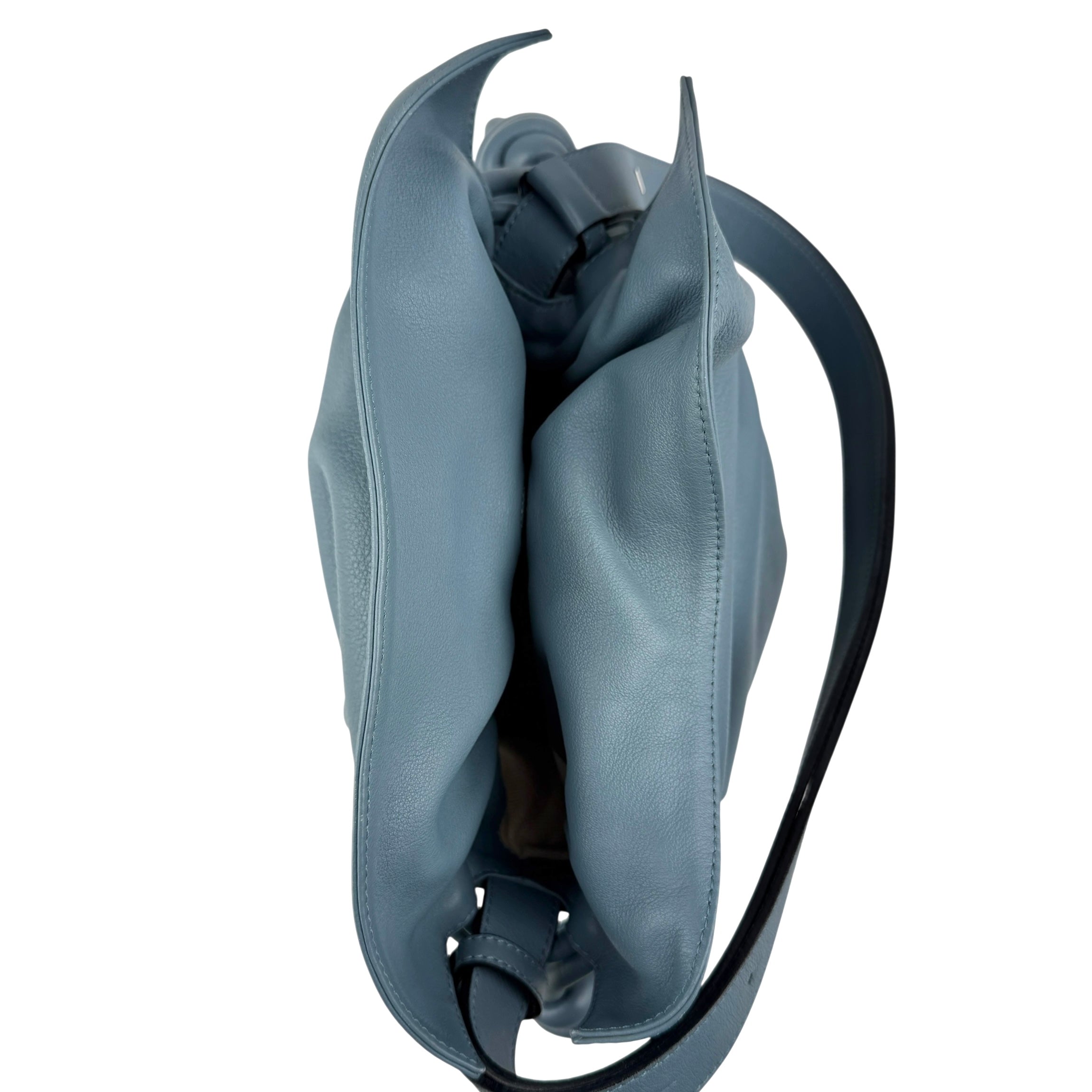 loewe flamenco mini napa drawstring clutch bag top