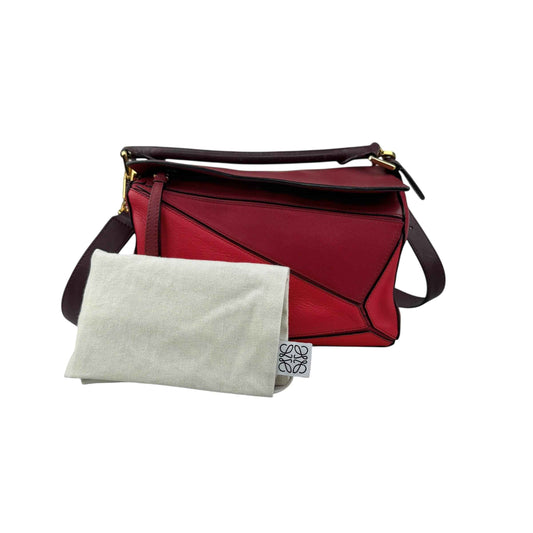 Loewe Medium Tricolor Calfskin Puzzle satchel