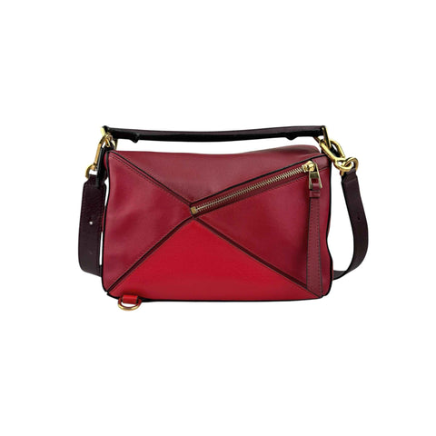 Loewe Medium Tricolor Calfskin Puzzle satchel